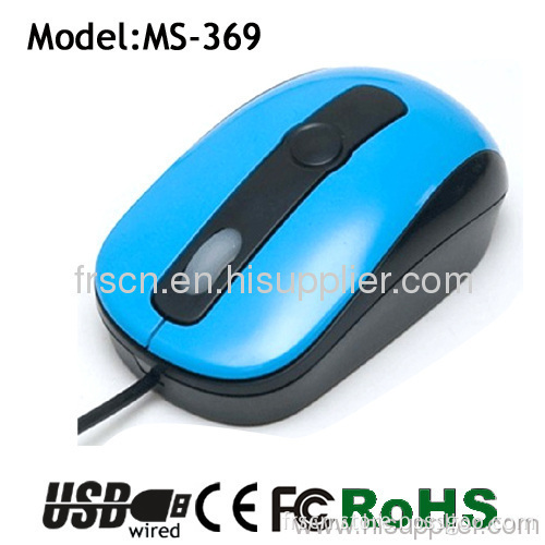 Ms-369 Blue Color 3d Optical Usb Wired Mouse